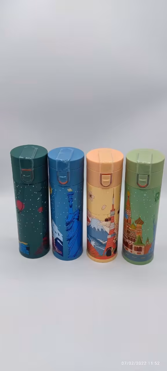 فلاسک استیل سر تخت قفلی کشورها 400  میل 2655