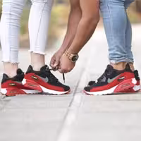 کفش کتانی بندی زنانه و مردانه نایک ایرمکس 90