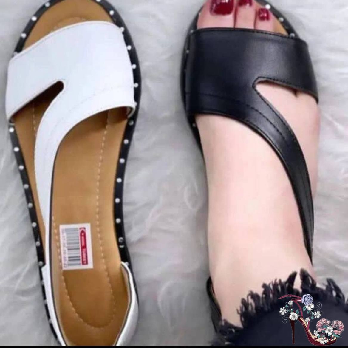 کفش تابستونی زیره دور نگینی