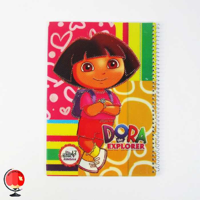 دفتر نقاشی 50 برگ سیمی طرح دورا آپادانا