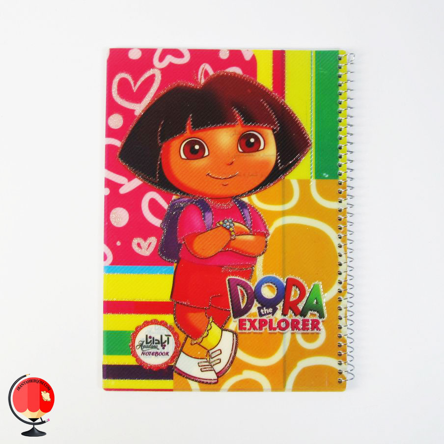 دفتر نقاشی 50 برگ سیمی طرح دورا آپادانا