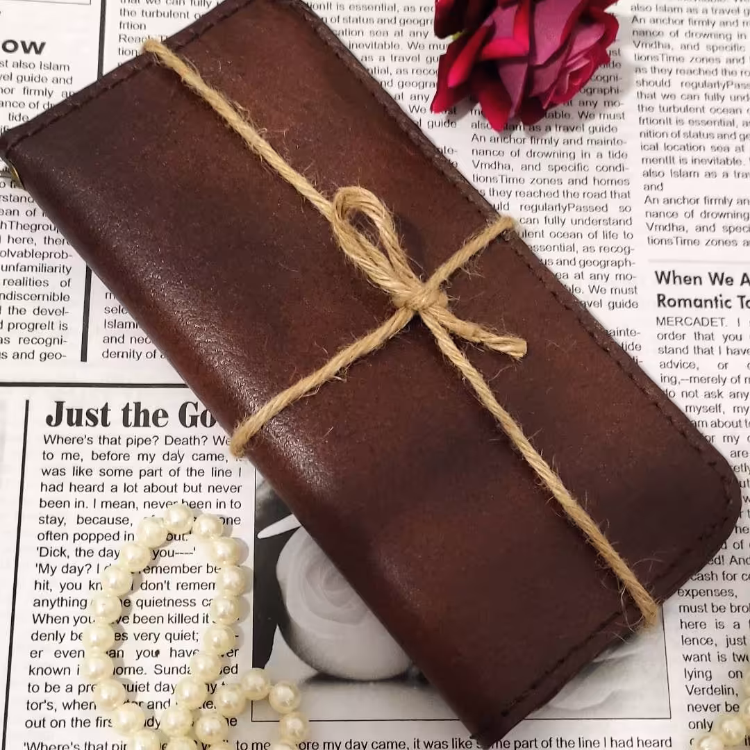 کیف چرم پول کتی 