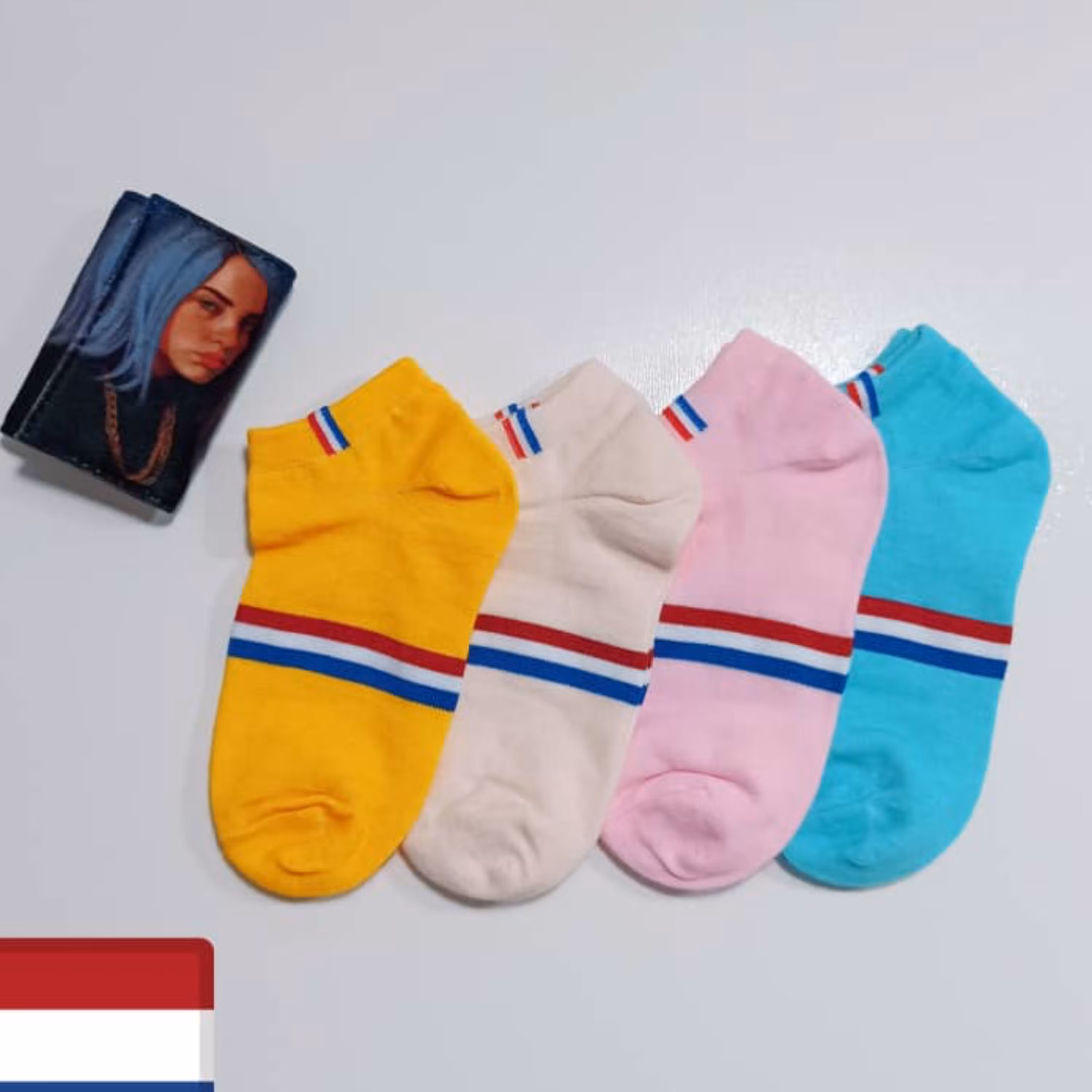 جوراب فانتزی رنگی