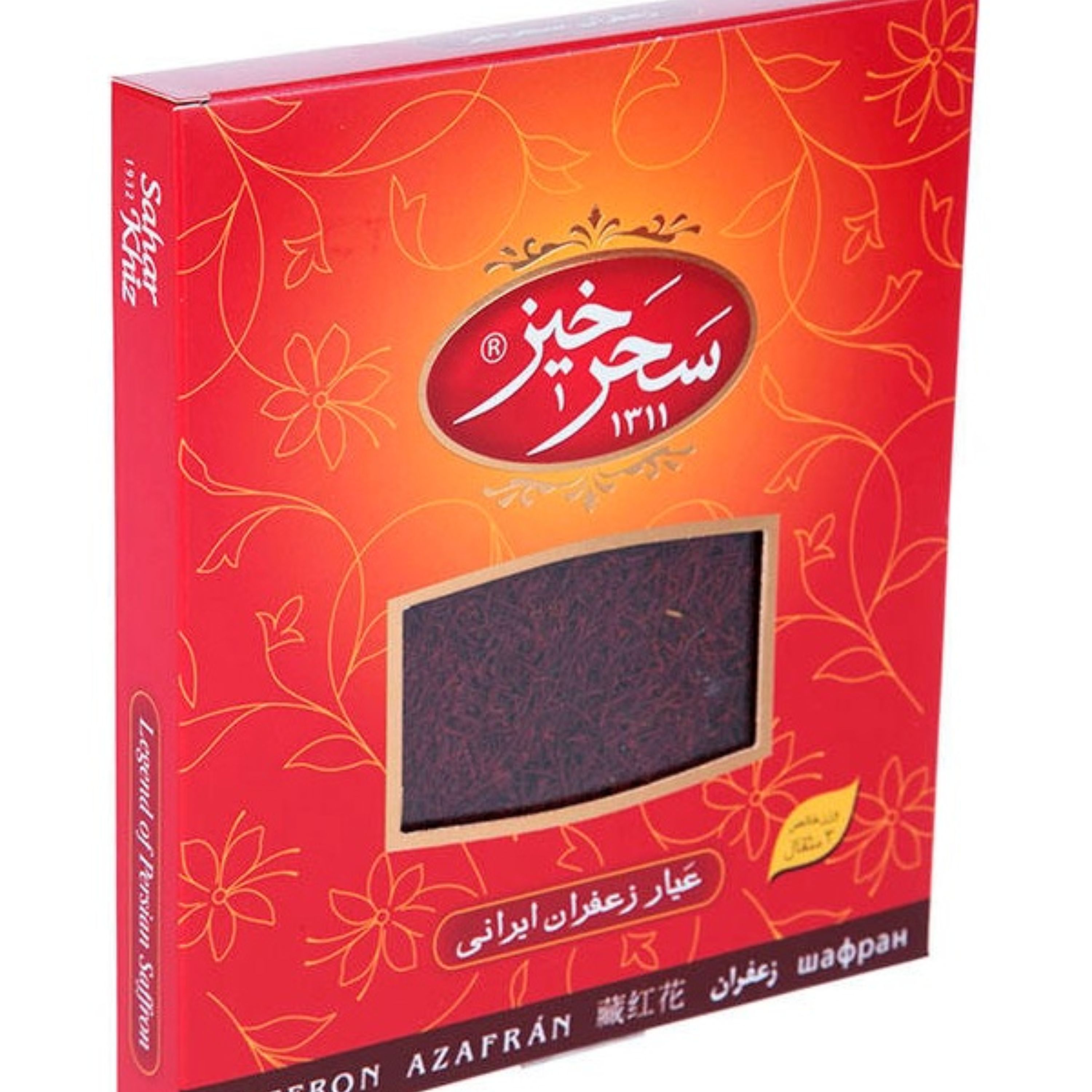 زعفران سرگل کادوئی سحرخیز مقدار 3 مثقال