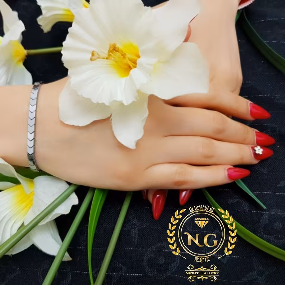 دستبند سنگی حدید فلش