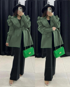 مانتو اسپرت زنانه کرپ مدل عروسکی ابریشم