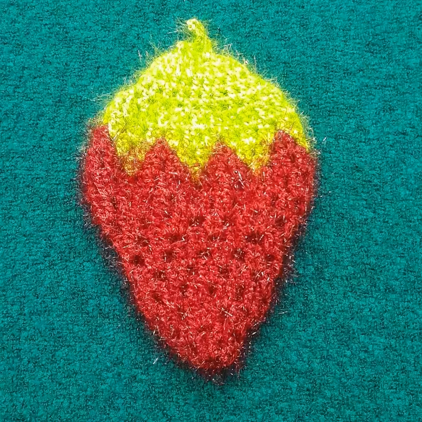 اسکاچ توت فرنگی با رنگ دلخواه شما اماده سفارش جنس نخ سوزنی اعلا