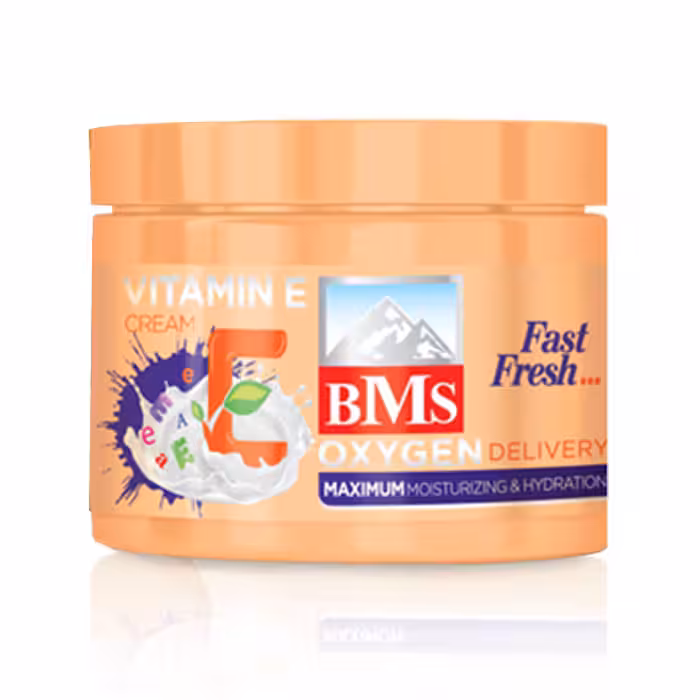 کرم مرطوب کننده ویتامین E بی ام اس BMS حجم 200 میلی لیتر