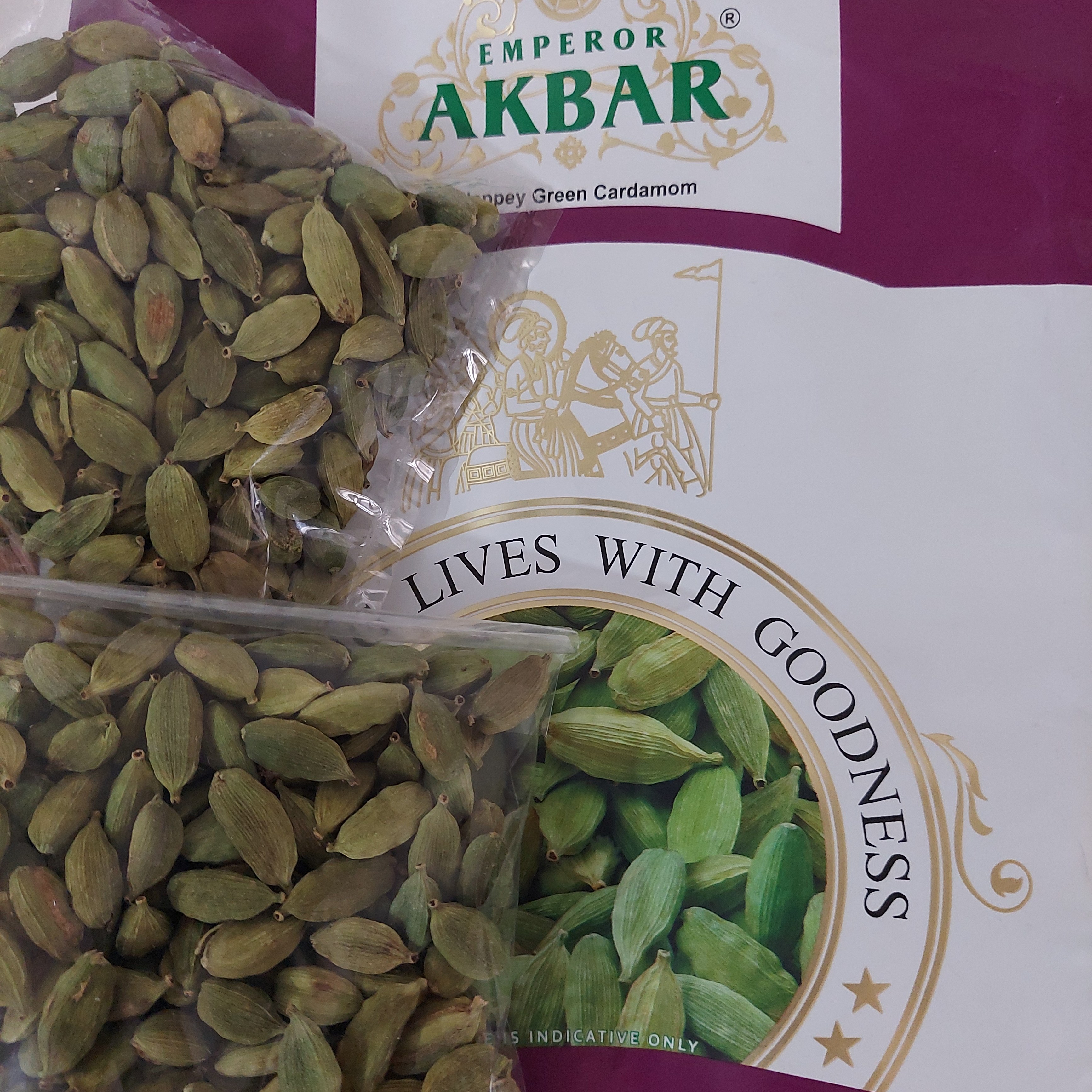 هل اکبر بنفش اصل بسته 100 گرمی