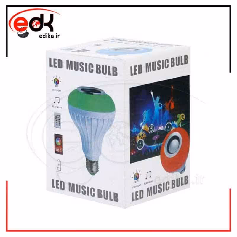 لامپ اسپیکر دار و بلوتوث دار 