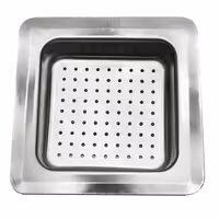صافی سینک استیل مربع یک عدد