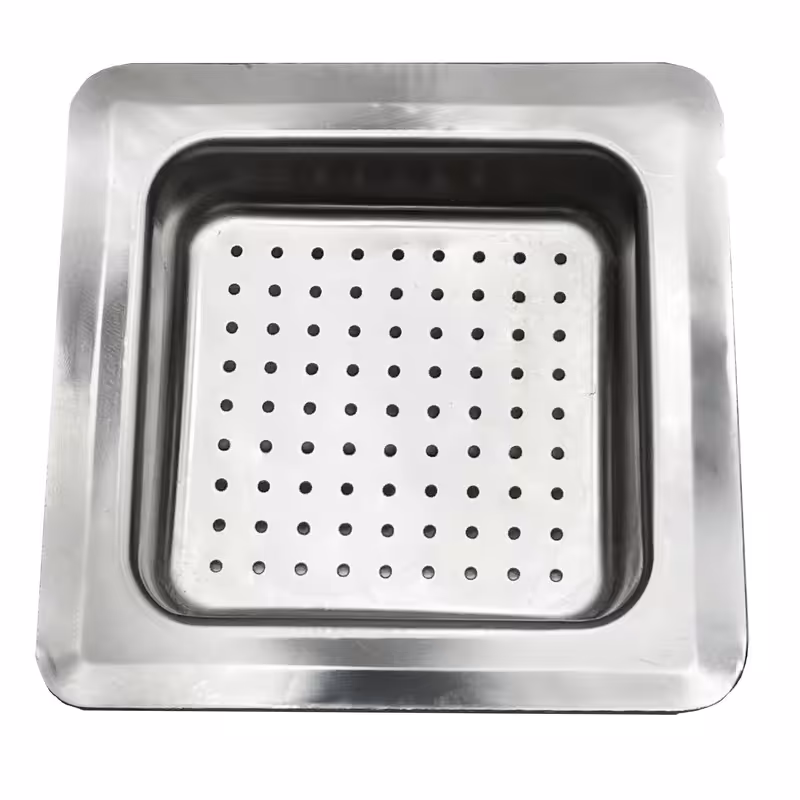 صافی سینک استیل مربع یک عدد