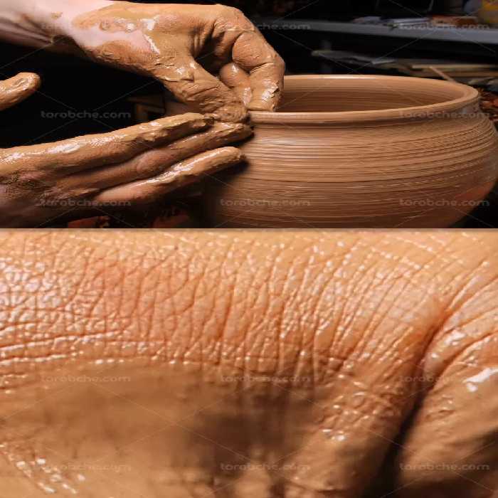 تصویر با کیفیت سفالگری | گرافیک با طعم تربچه