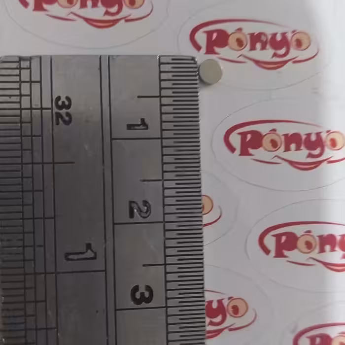 آهنربا دیسکی نئودیمیوم3 در 1 میل نیکل5 عدد