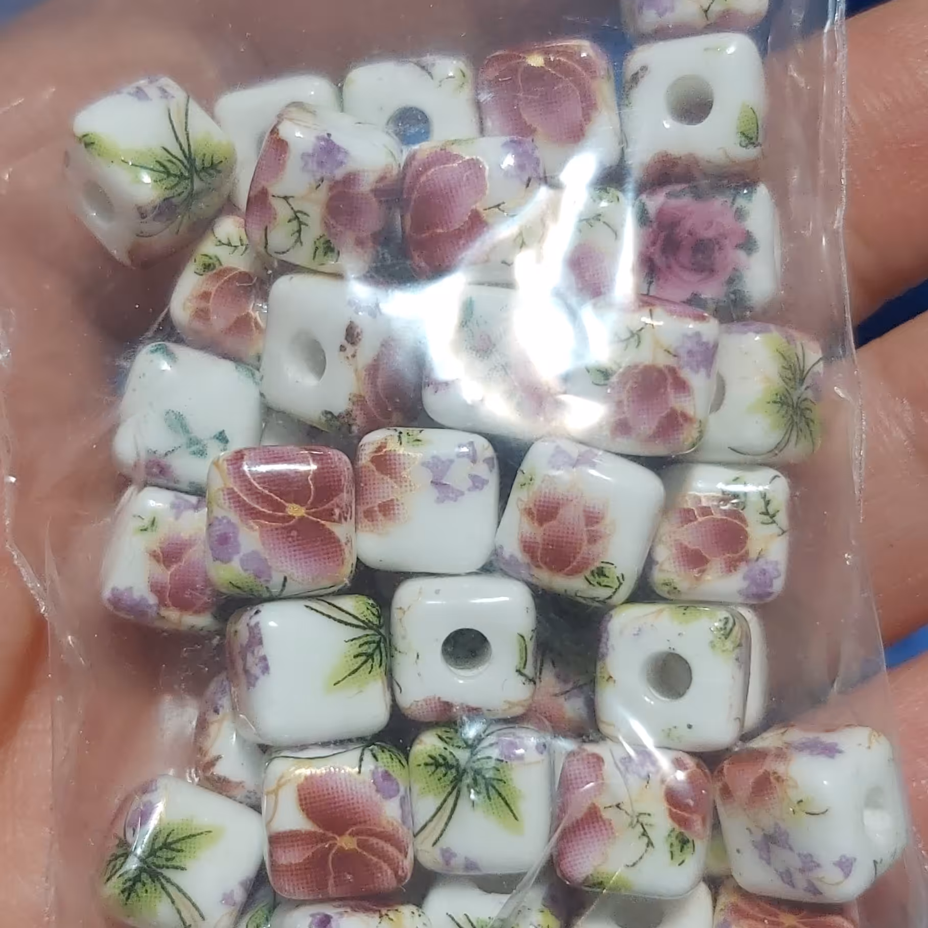 مهره سرامیکی مکعبی  پک5عددی