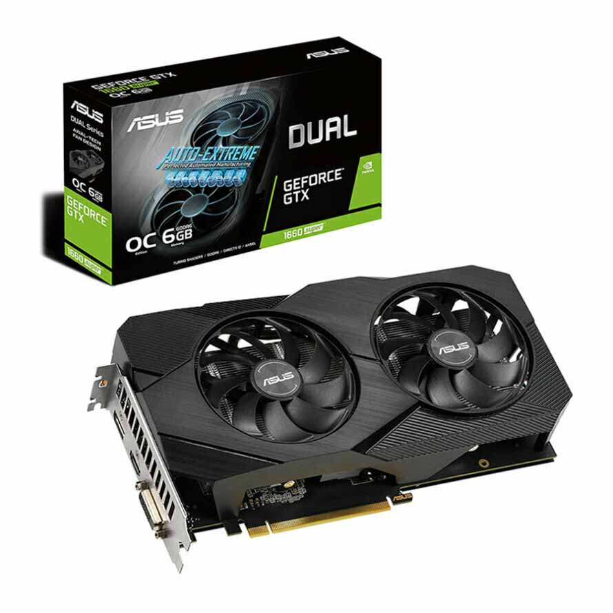 خرید کارت گرافیک ایسوس Graphics ASUS DUAL GTX1660S A6G EVO با بهترین قیمت