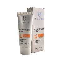 خرید و قیمت | ضدآفتاب Spf 50 بیزانس مناسب پوست خشک حجم 40 میل