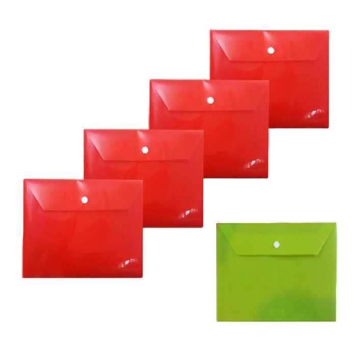 پوشه دکمه دار آ5 PKHT بسته 100 عددی