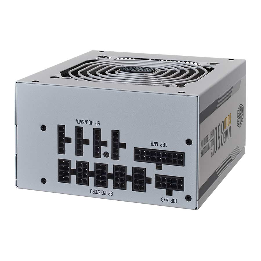 قیمت و خرید پاور کامپیوتر 850 وات تمام ماژولار کولرمستر مدل MWE Gold 850 V2 White Edition | یاس ارتباط