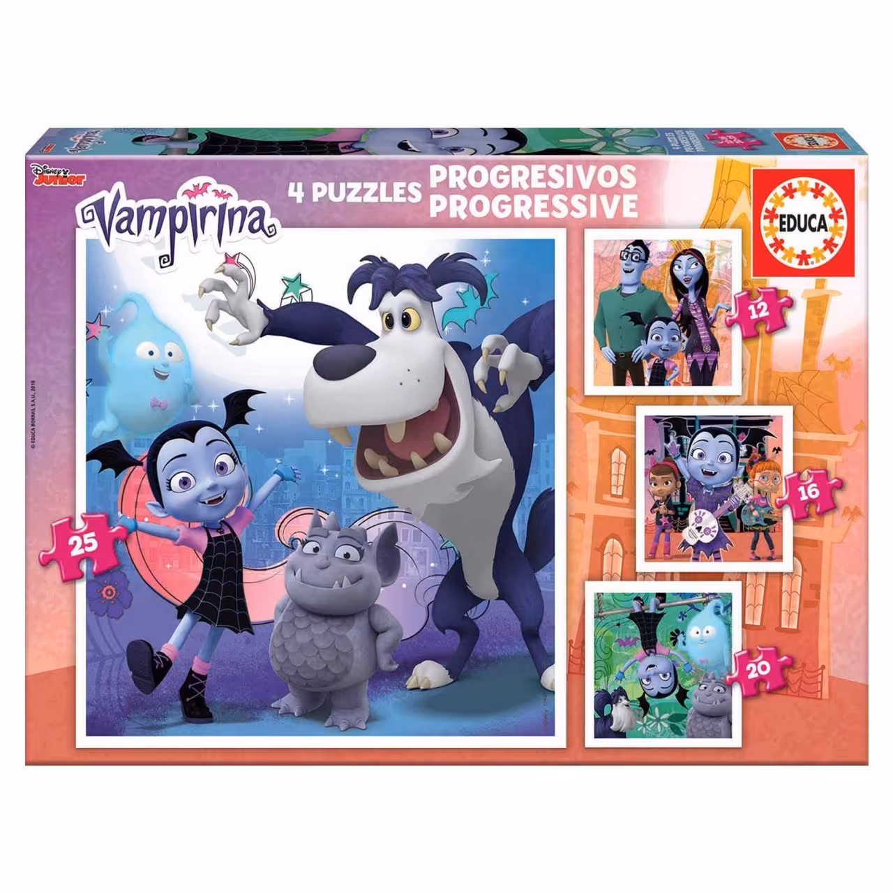 پازل 73 تکه ادوکا مدل educa Vampirina  کد 17941