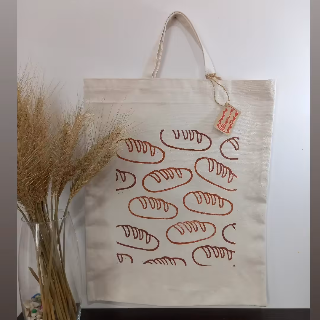 کیسه خرید پارچه ای نقاشی شده