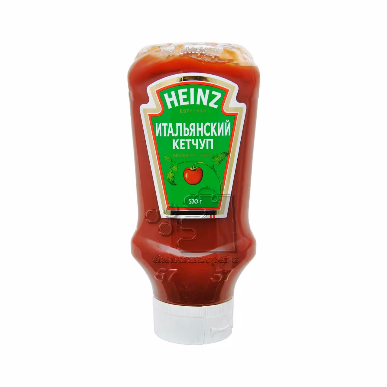 سس کچاپ ایتالیایی معکوس 570 گرم هاینز - heinz