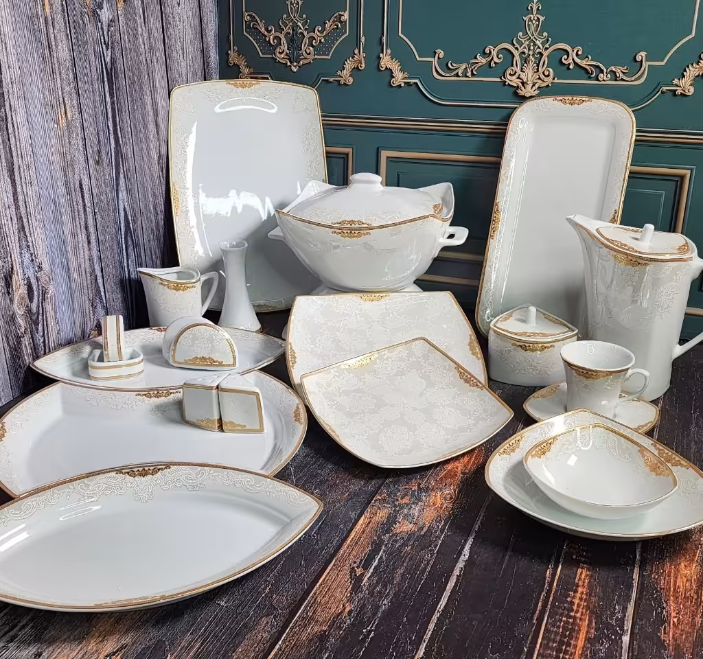 سرویس چینی 105 پارچه پردیس مدل آژاکس