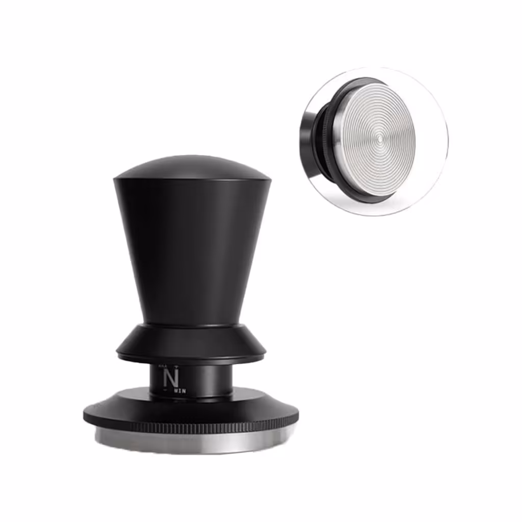 تمپر قهوه فنری با تنظیم ارتفاع مشکی MUVNA