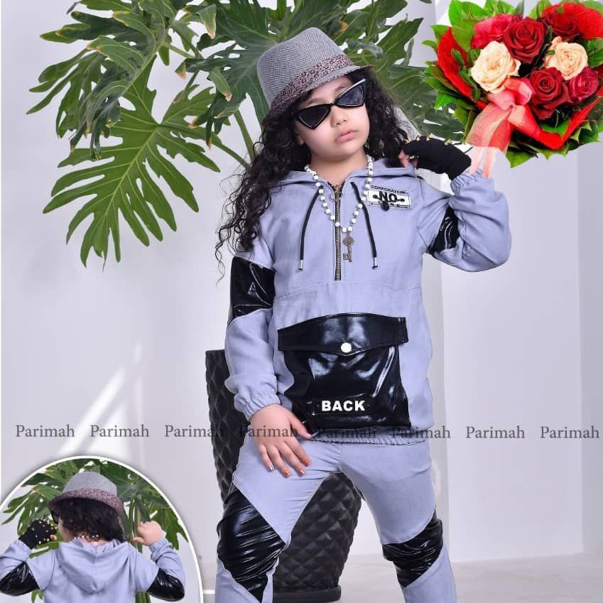 هودی شلوار کتان چرم