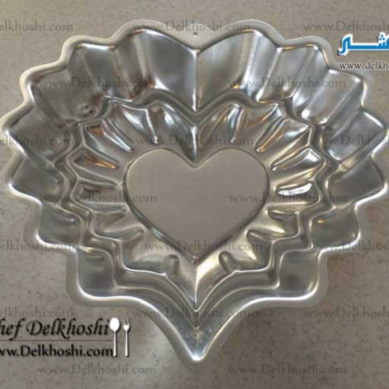 قالب آلو مینیوم  قلب  ارتفاع  6 قطر 28 سانت