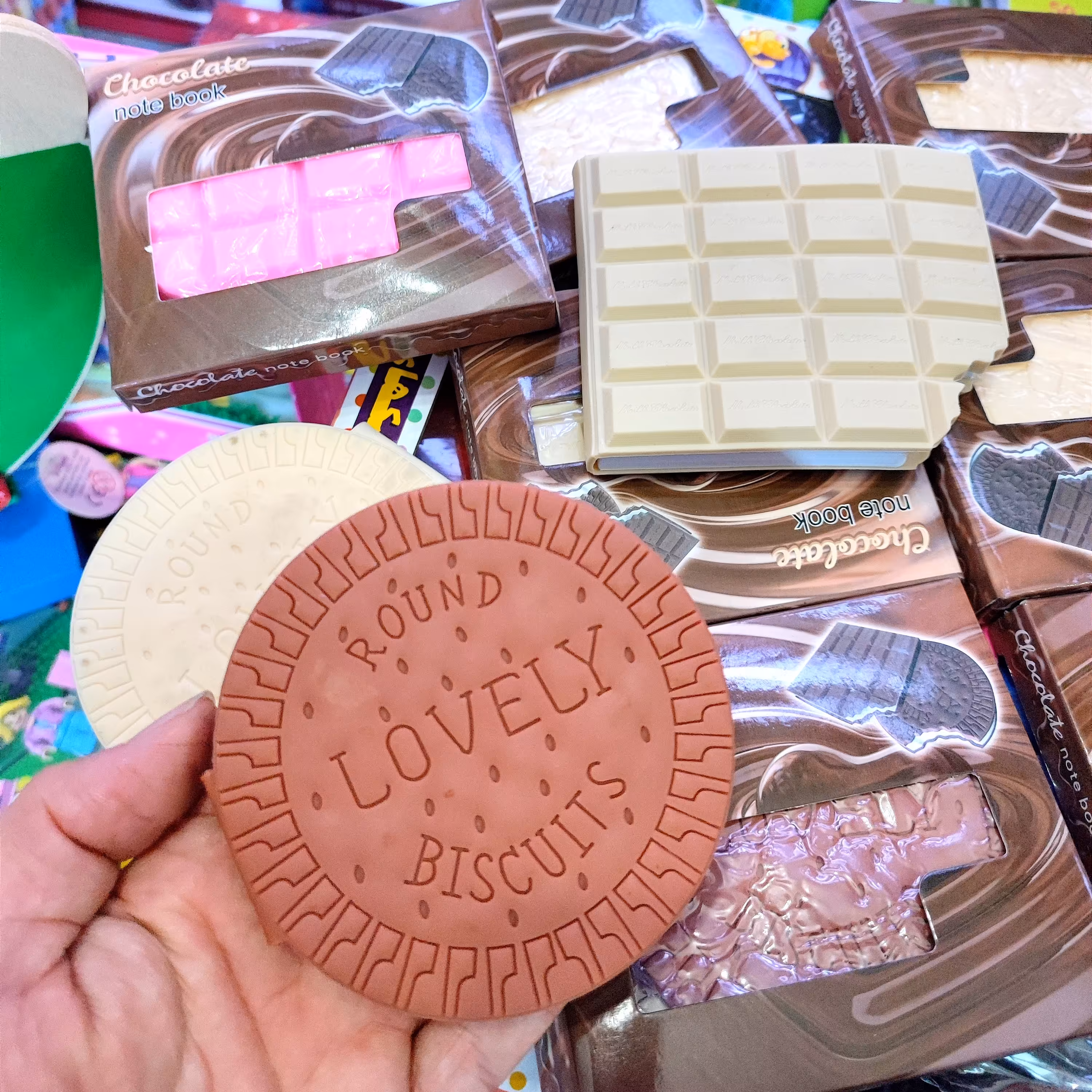 دفترچه های فانتزی معطر طرح بیسکوییت 