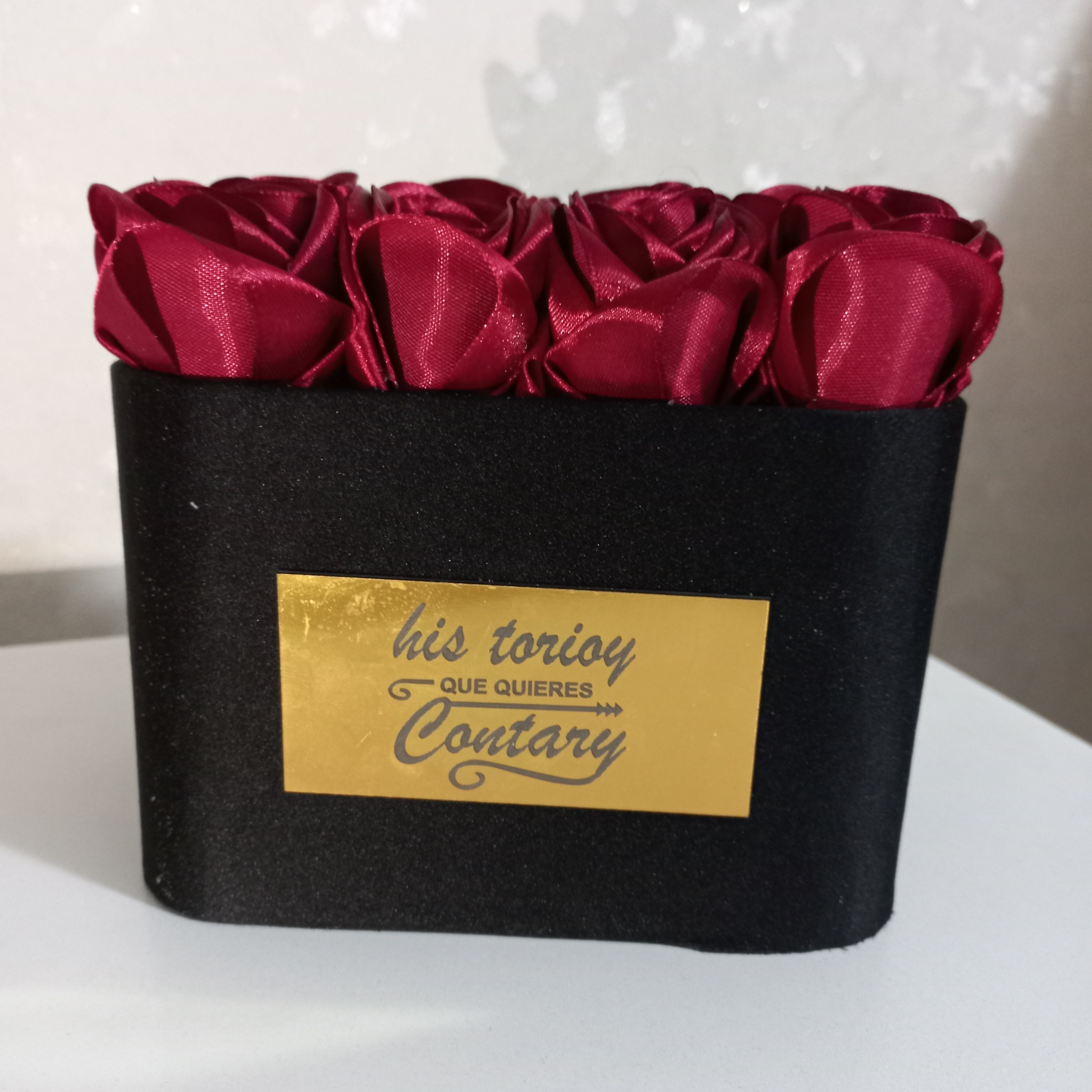 باکس گل رز مصنوعی