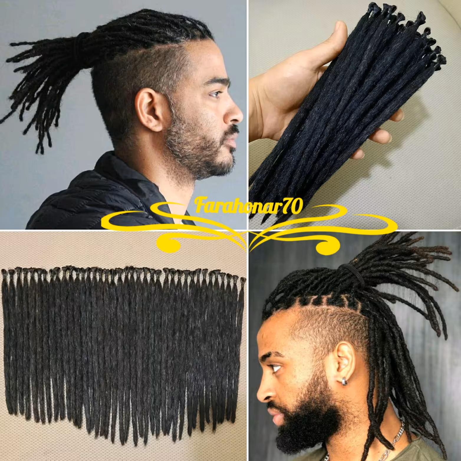 فیک دردلاک مردانه در اندازه و ضخامت های متفاوت (30 سانتی )