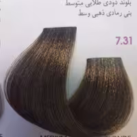 رنگ مو آلبورا شماره 7.31 رنگ بلوند دودی طلایی متوسط حجم 100 میلی لیتر