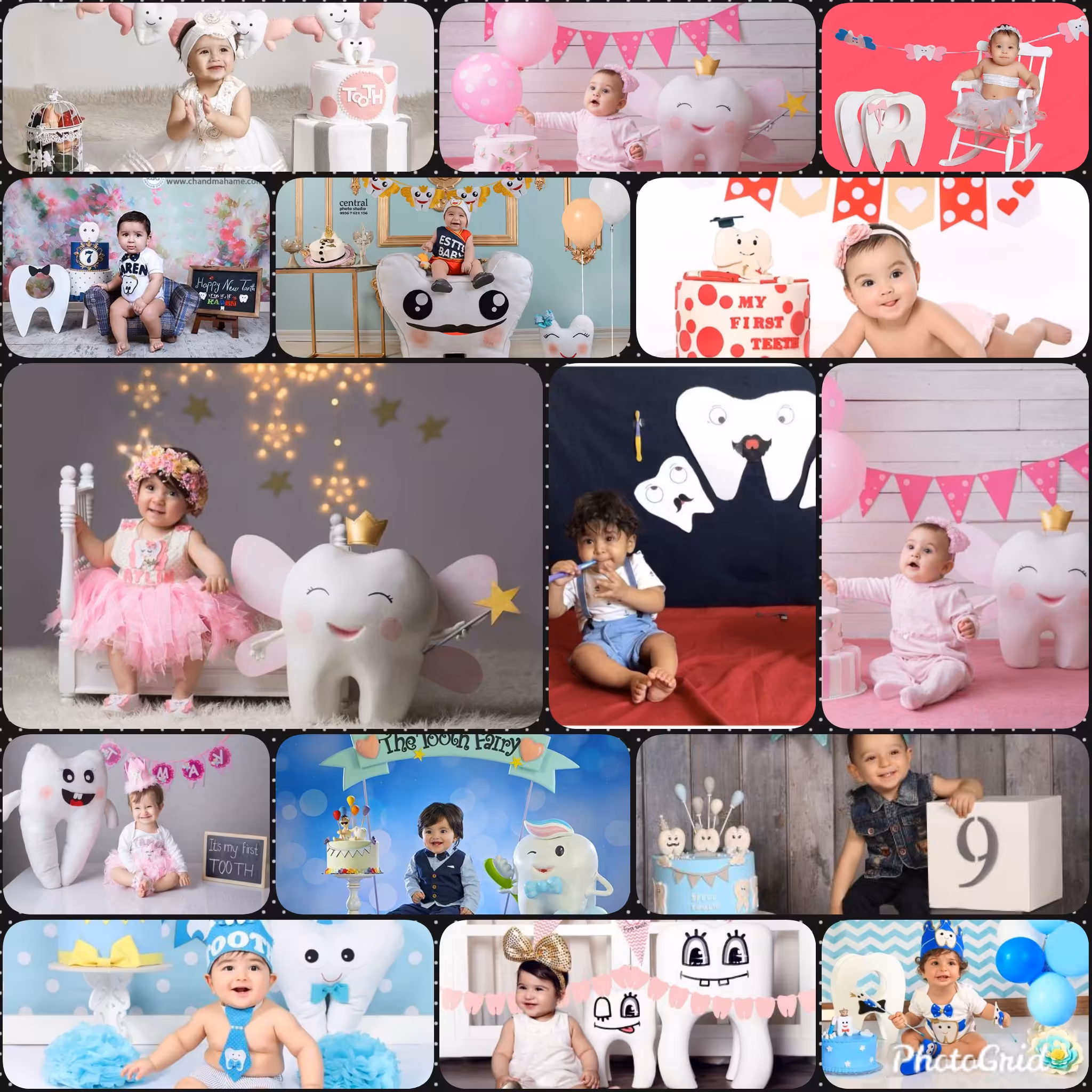 فتوشاپ و مونتاژ عکس کودک با تم دندونی