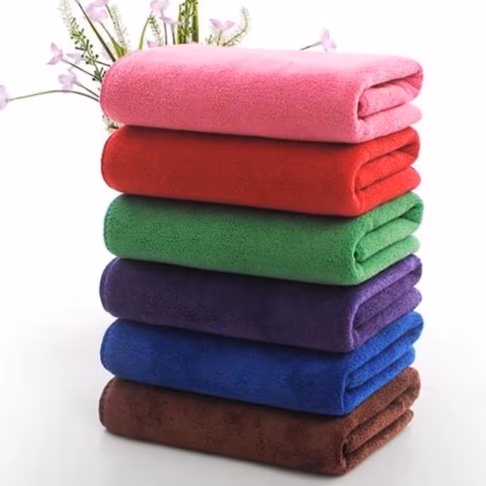 حوله حمامی ساده 80در160جنس نانو 