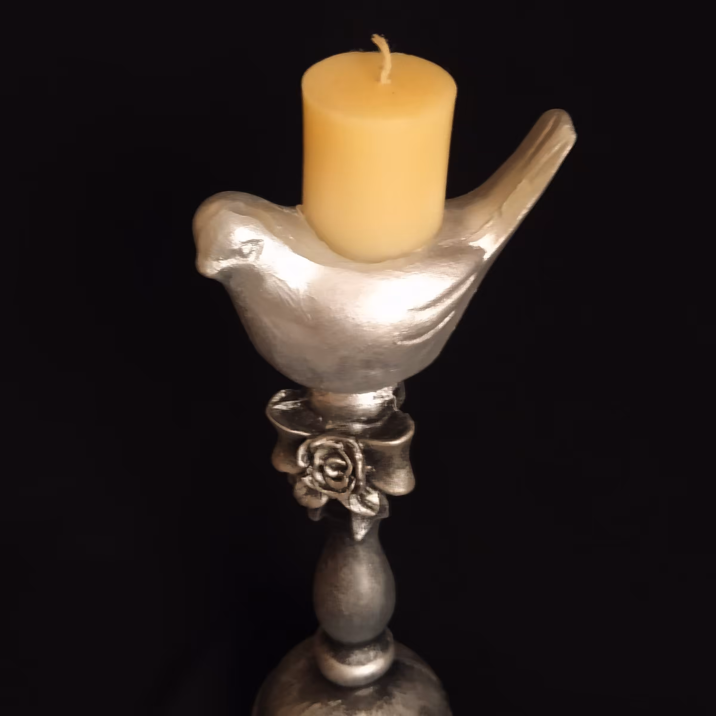 جا وارمر گنجشکی  پتینه سیلور نقره ای وزن310 ارتفاع22