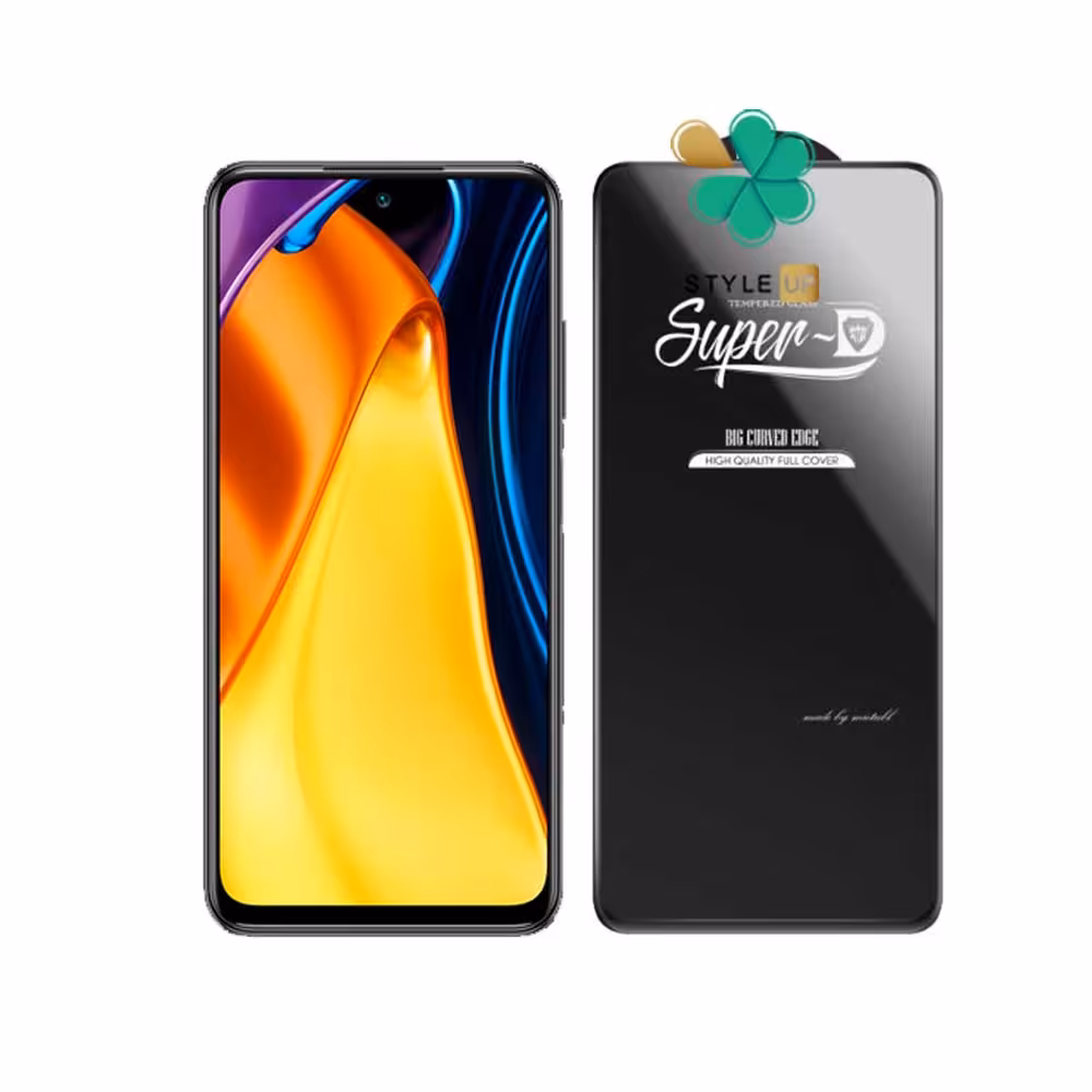 گلس گوشی شیائومی Xiaomi Poco M3 Pro تمام صفحه Super D