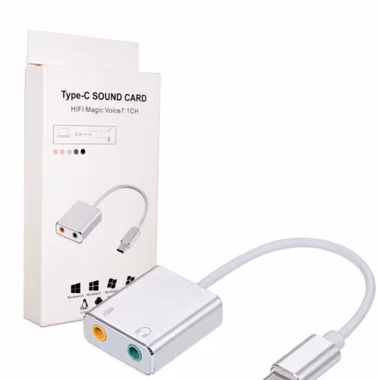 کارت صدا اکسترنال با پورت Type-C مدل HIFI Magic

