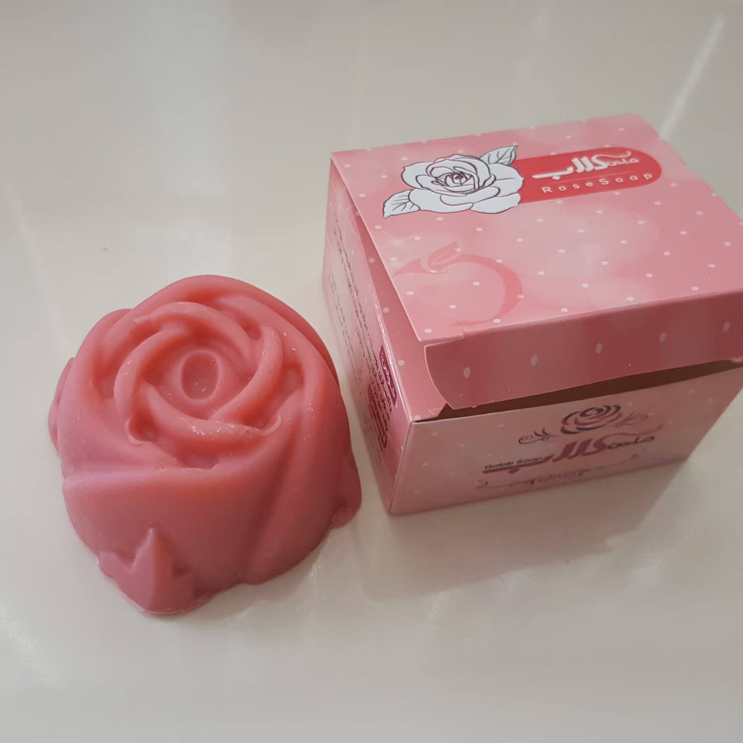 صابون صورت و بدن گیاهی بر پایه گلاب