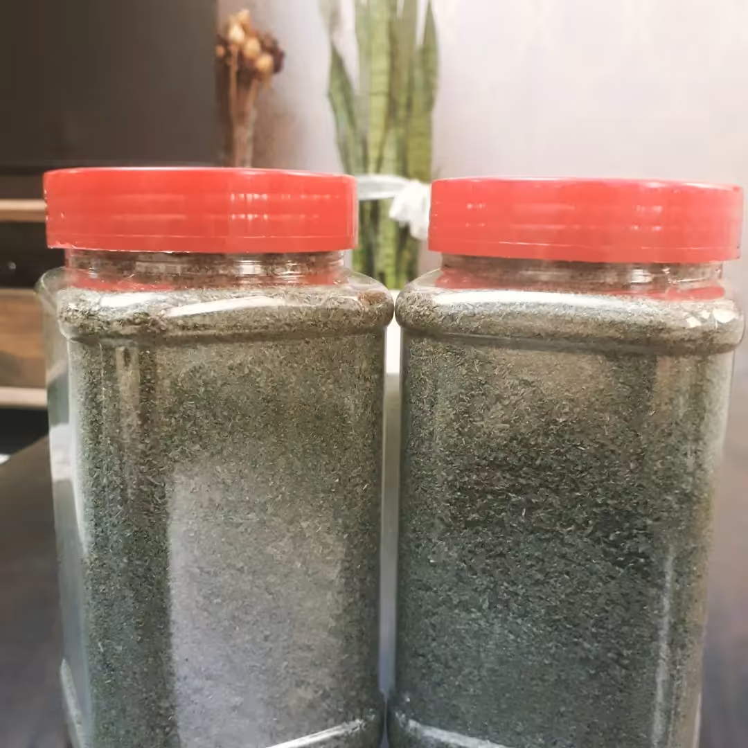 نعنا خشک خانگی کاملا تمیز و یکدست  در ظرف های 250 گرمی 
