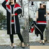 مانتو بهاره رنگ قرمز مشکی
پوشاک آرشام