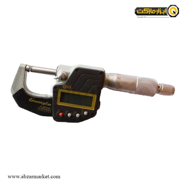 میکرومتر دیجیتال گوانگلو خارج سنج 25-0 میلی متر مدل 211-701