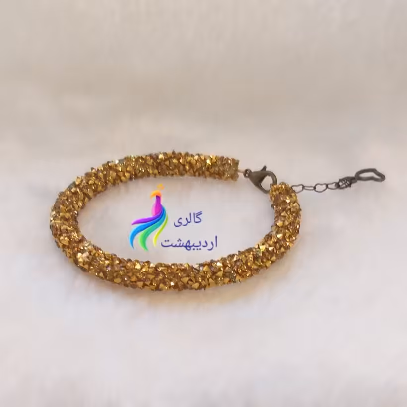 دستبند سواریسکی طلایی