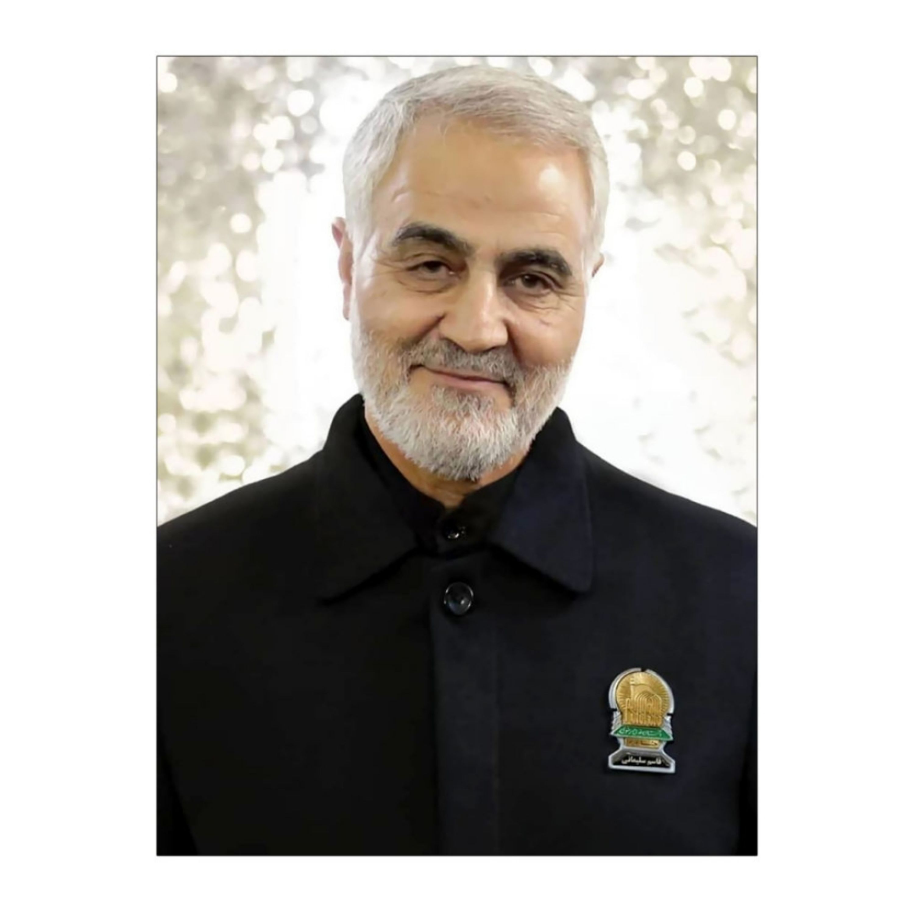 تابلو شاسی طرح شهید حاج قاسم سلیمانی 16×21