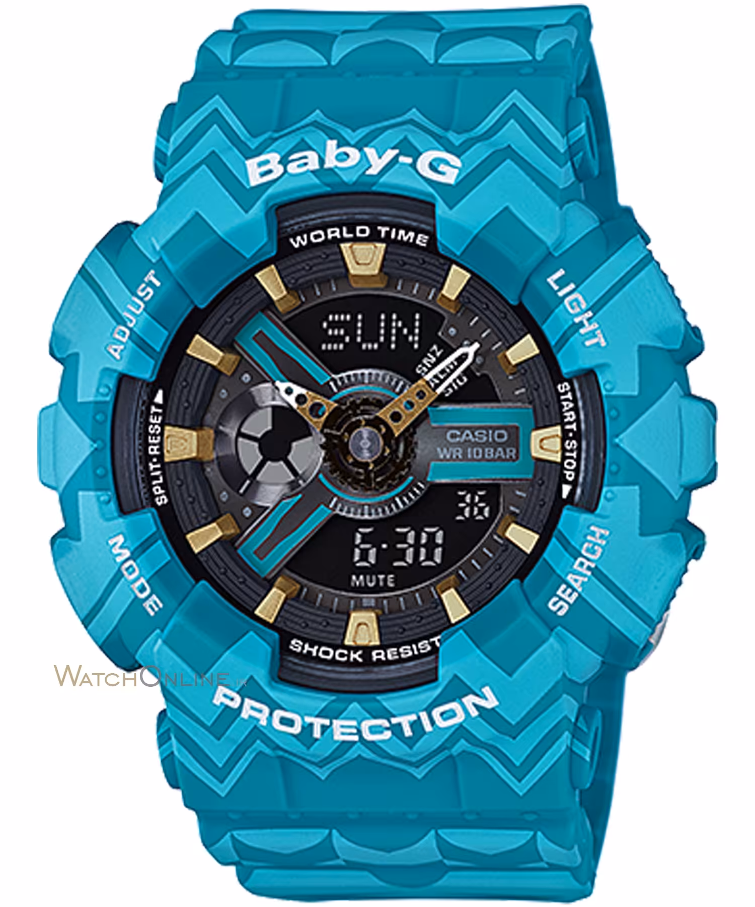 ساعت زنانه کاسیو ، زیرمجموعه Baby-G, کد BA-110TP-2ADR