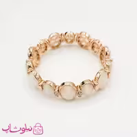 دستبند زنانه برند کلیو Clio مدل کشی رزگلد صدفی کد 434