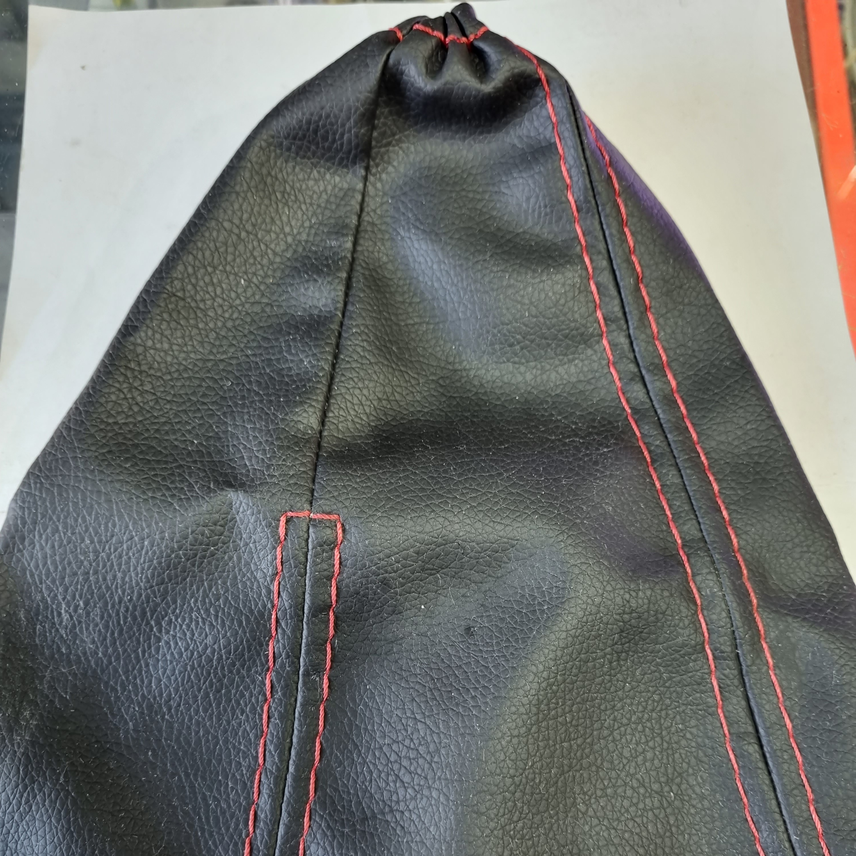 چرم دنده سمند اسپورت دوخت قرمز 