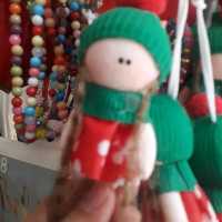 پک 10تایی عمده جاسوییچی عروسک آویز موفرفری