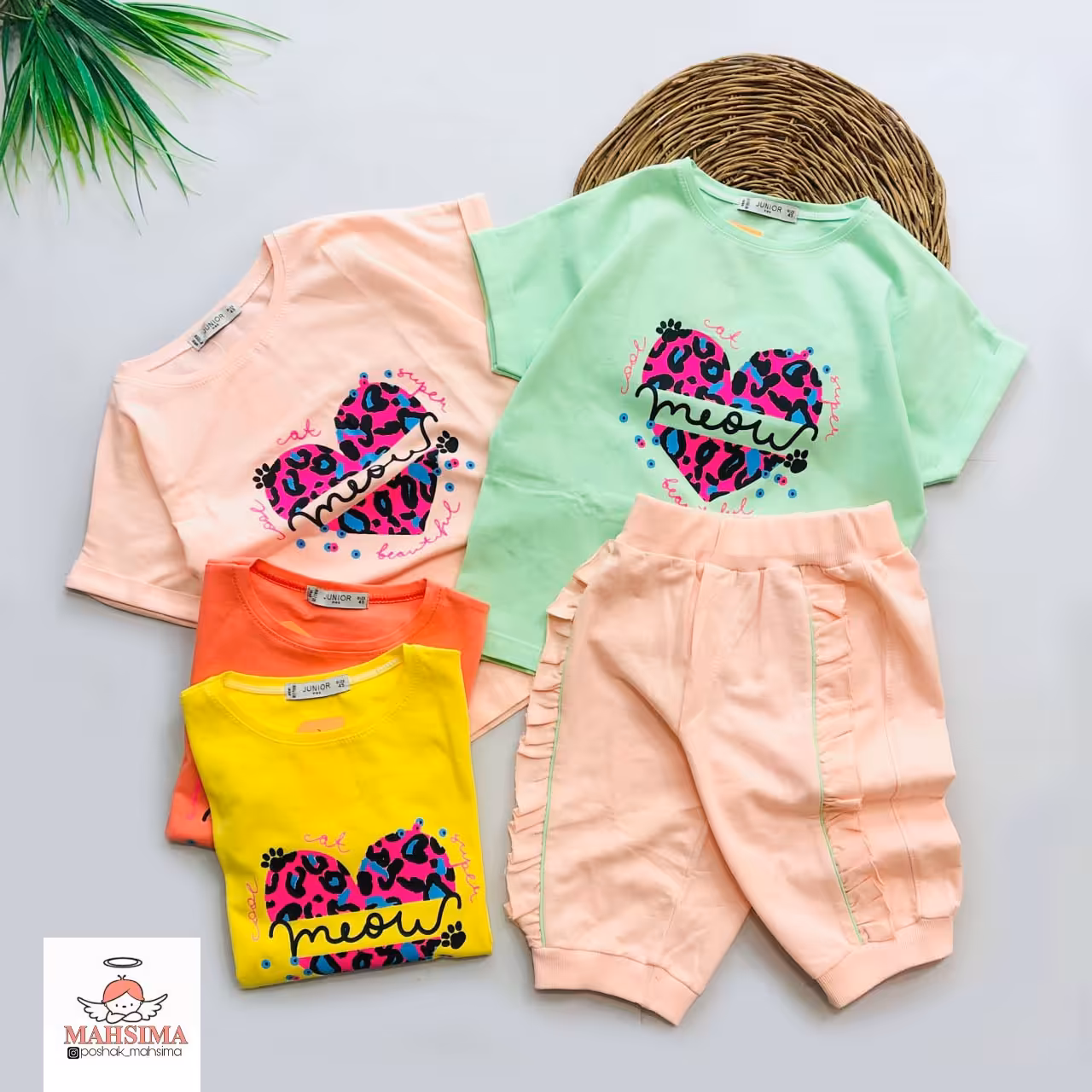 تیشرت شلوارک پسرانه 45و50